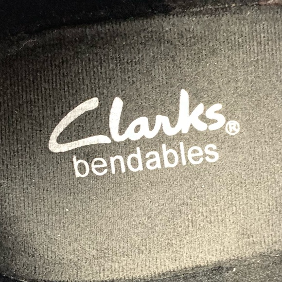 Clarks Black Leather Comfort Ankle Booties 7 Lagenlook Fall Winter Classic Chic - Picture 10 of 12